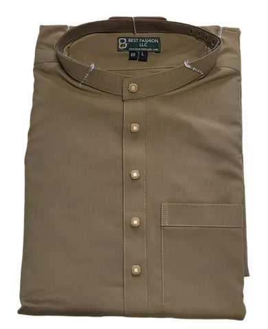 Men’s Saudi Style Thobe – Elegant Arabic Islamic Robe, Timeless Design for Everyday & Prayer