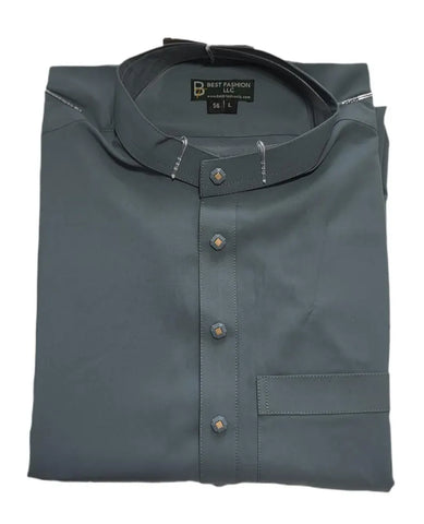 Men’s Saudi Style Thobe – Elegant Arabic Islamic Robe, Timeless Design for Everyday & Prayer