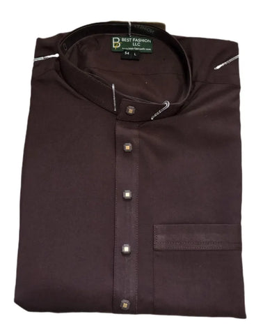 Men’s Saudi Style Thobe – Elegant Arabic Islamic Robe, Timeless Design for Everyday & Prayer