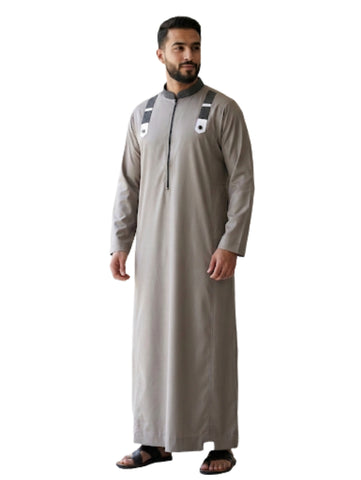 Men's Islamic Designer Thobe/jubbah Collection-1