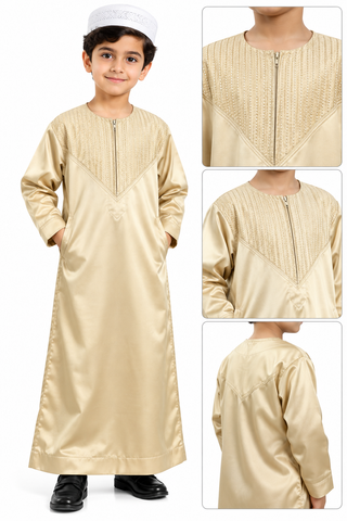 Boy's Omani Emirati Style Thobe for Kid's