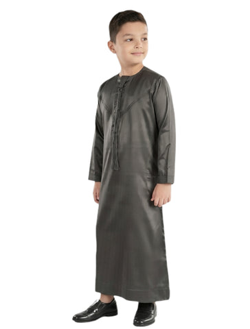 Kid's Boy's Omani Thobe with Tassel full sleeve