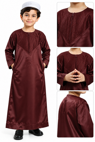 Boy's Omani Emirati Style Thobe for Kid's